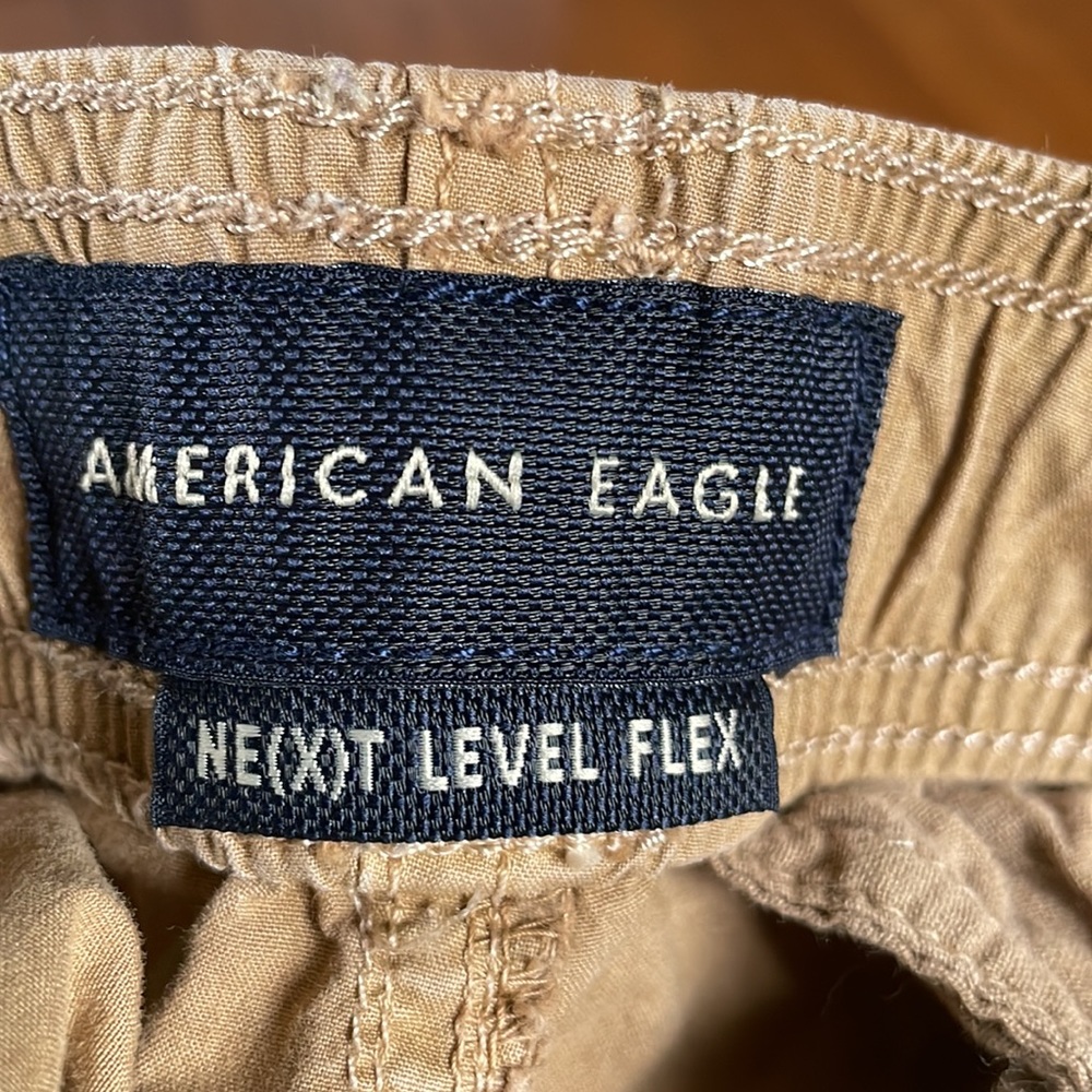 American Eagle Next Level Flex Khaki Joggers. Size S - Picture 3 of 5